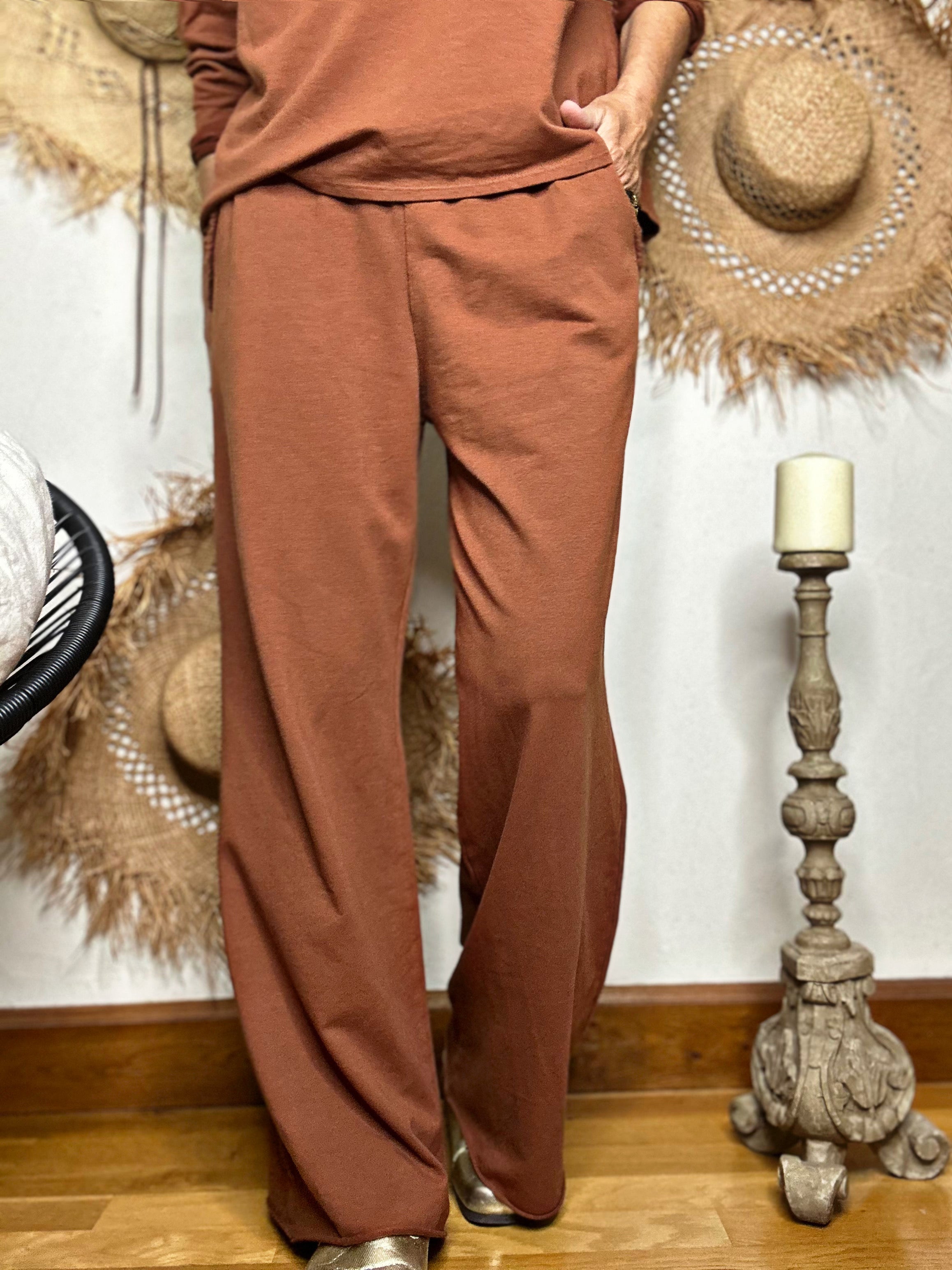 Pantalon LEONARD Caramel