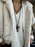 Charger l'image dans la galerie, Blouson manches courtes MAE Beige
