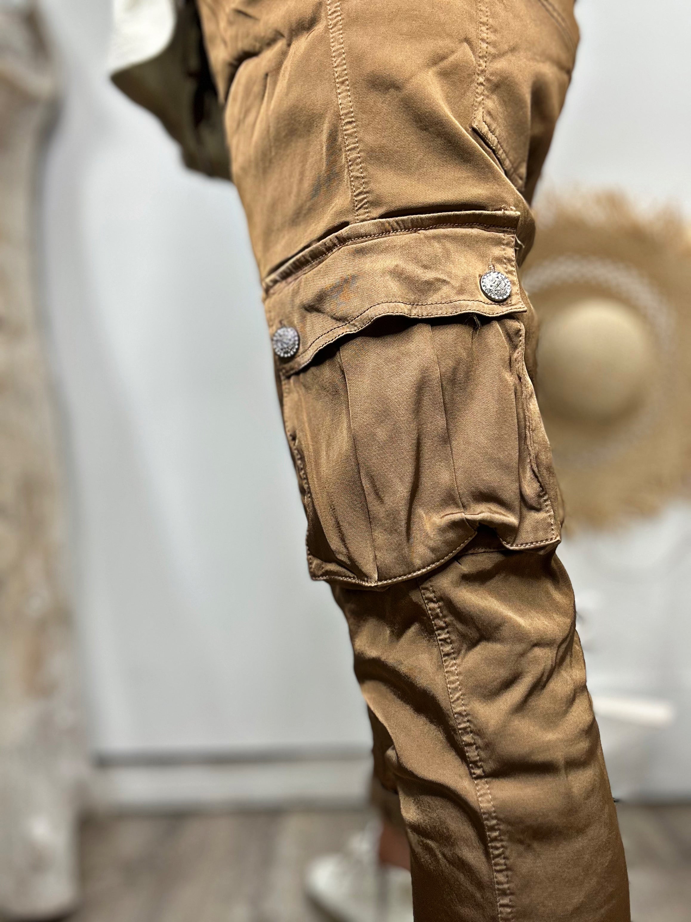 Pantalon CARGO Camel