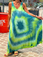 Charger l'image dans la galerie, Robe CASSANDRA Vert anis
