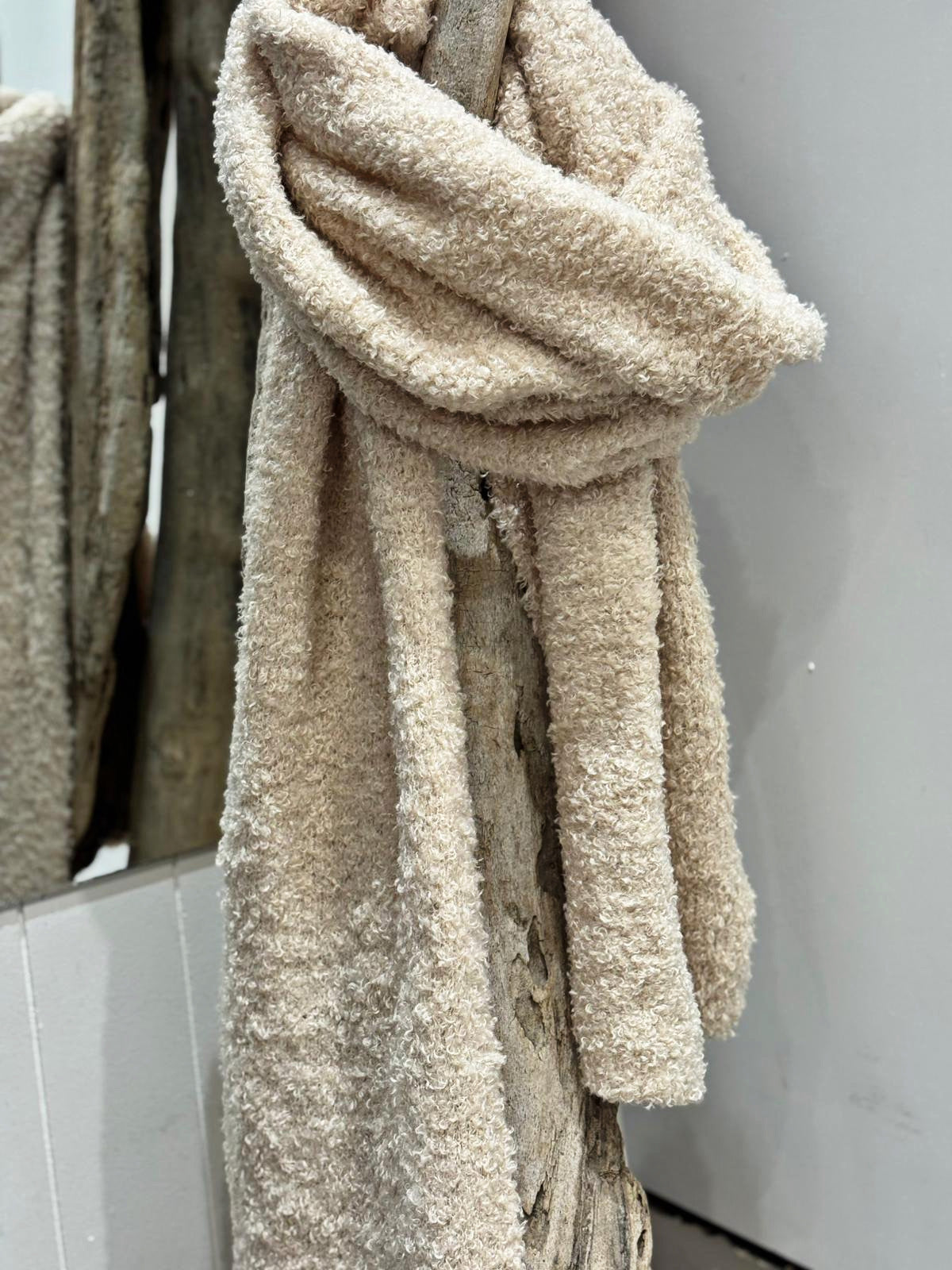 Bonnet MAKO - Écharpe JAKO Beige clair