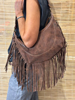 Charger l'image dans la galerie, Sac à franges SANA Camel
