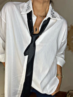 Charger l&#39;image dans la galerie, Chemise FATOU Blanc
