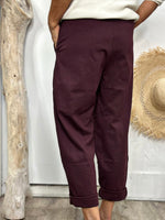 Charger l&#39;image dans la galerie, Pantalon CHARLEY Bordeaux
