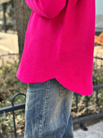 Charger l&#39;image dans la galerie, Pull doux LINO Fuchsia
