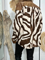 Charger l&#39;image dans la galerie, Blouse ZAYA Choco
