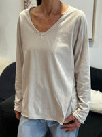 Charger l'image dans la galerie, T-shirt manches longues Beige - ILONA
