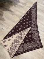 Charger l'image dans la galerie, Echarpe triangle MAYA Choco
