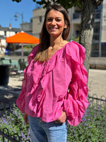 Charger l&#39;image dans la galerie, Chemise NINA Fuchsia
