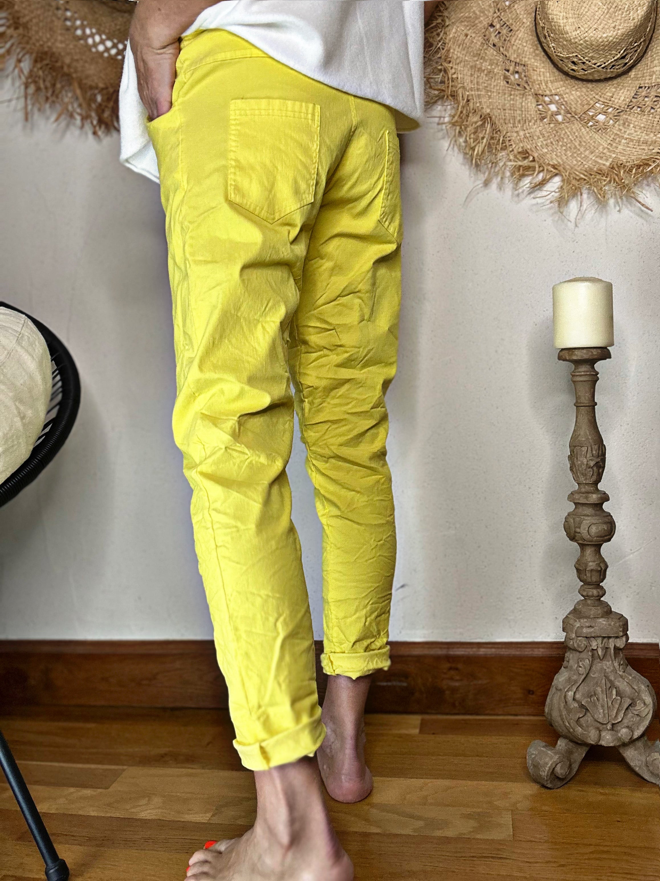 Pantalon magique TALLY Jaune