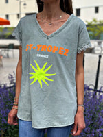 Charger l&#39;image dans la galerie, Tee shirt ST-TROPEZ Kaki
