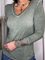 Charger l'image dans la galerie, Tee shirt AURA Kaki
