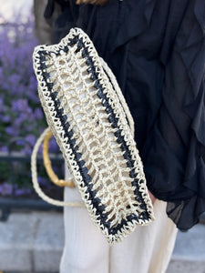 Sac RIVE GAUCHE Ecru/Noir