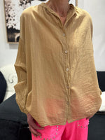 Charger l'image dans la galerie, Chemise Camel imprimé dos - LORYA
