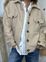 Charger l'image dans la galerie, Blouson bouclette GAB Camel clair
