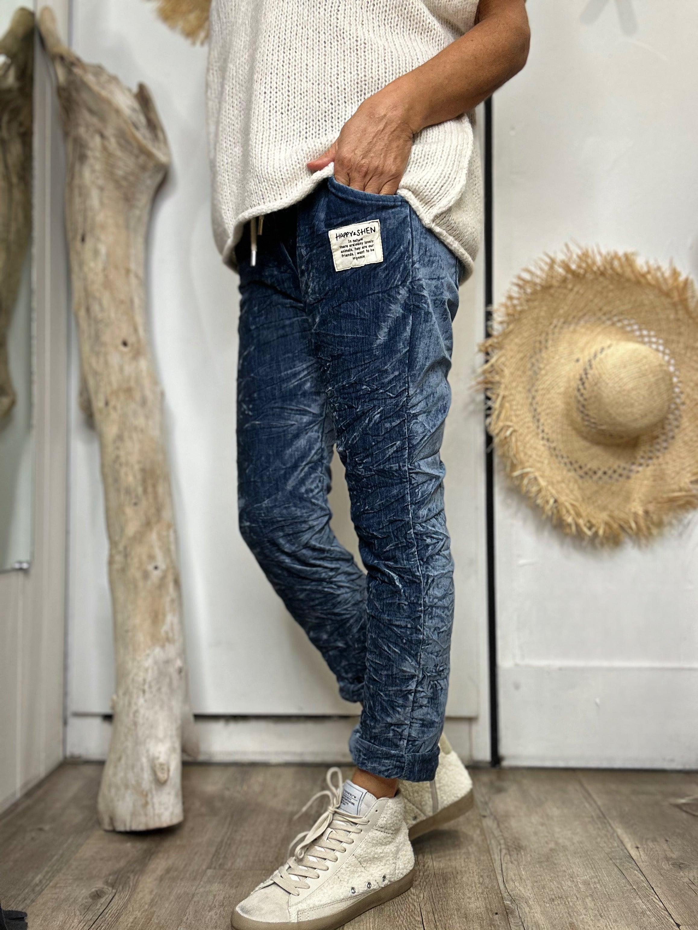 Pantalon NAHO Bleu