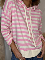 Charger l'image dans la galerie, Sweat fin à capuche RIVAGE Rose
