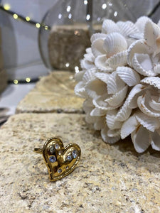 Bague COEUR  Doré