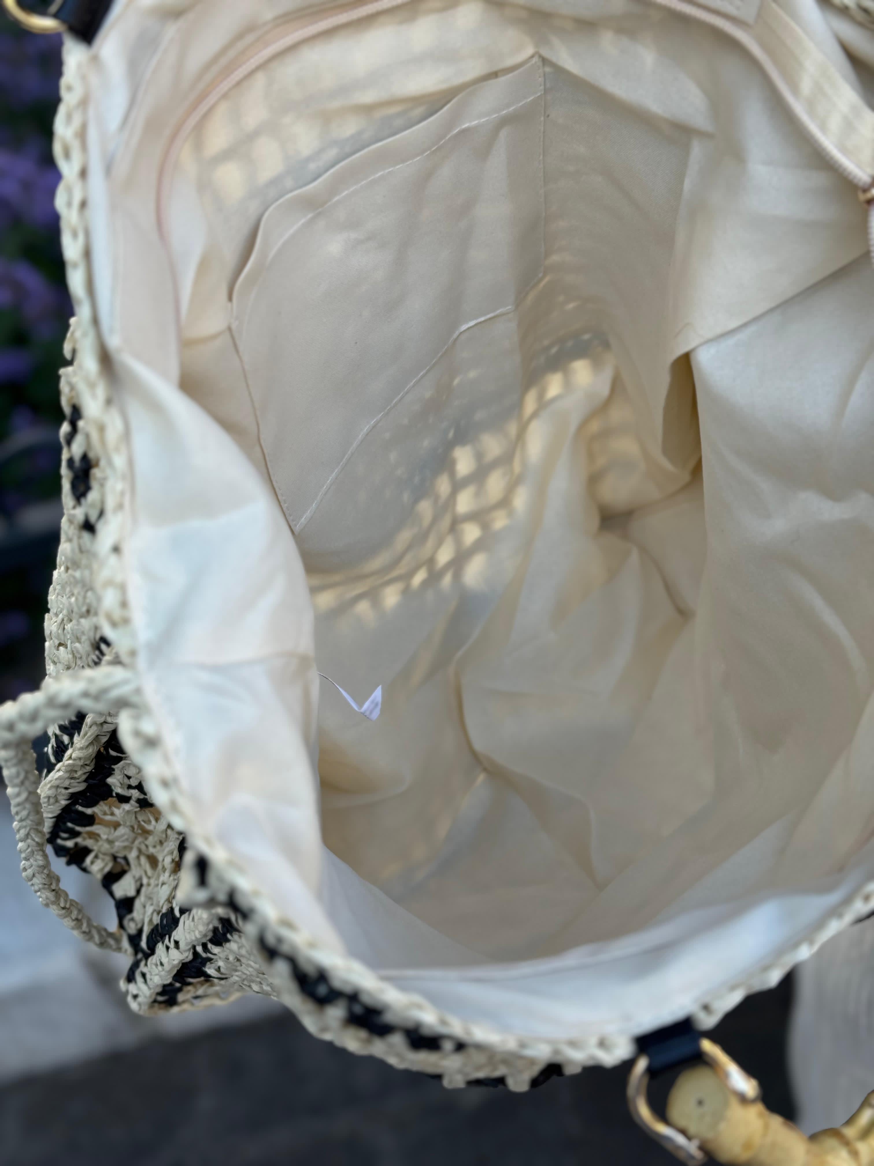 Sac RIVE GAUCHE Ecru/Noir