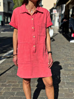 Charger l'image dans la galerie, Robe denim Corail - MAELYS

