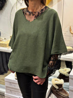 Charger l'image dans la galerie, Pull doux LALY Kaki
