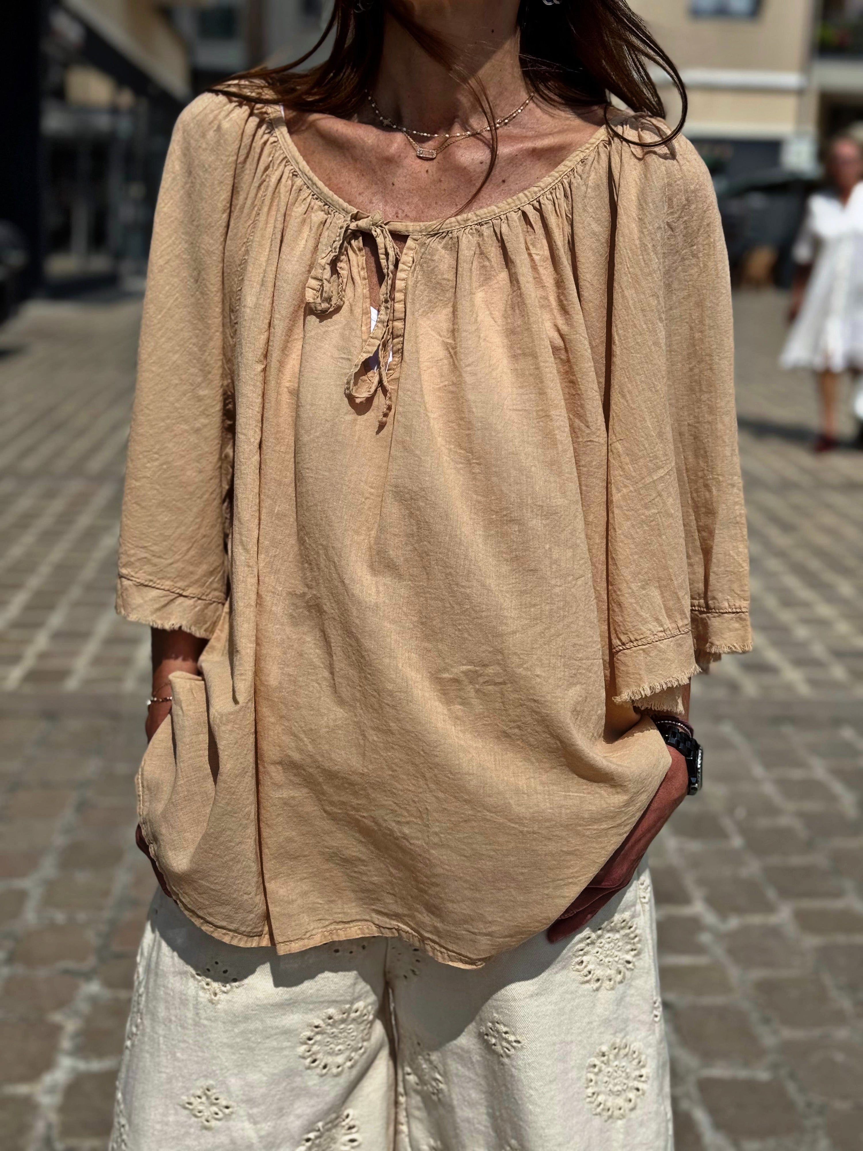Blouse RITA Camel