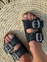 Charger l'image dans la galerie, Sandales ELVIRA Noir
