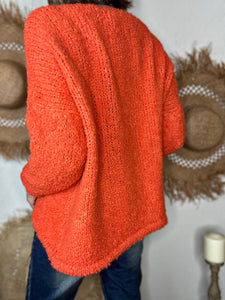 Pull bouclette MARTINO Orange