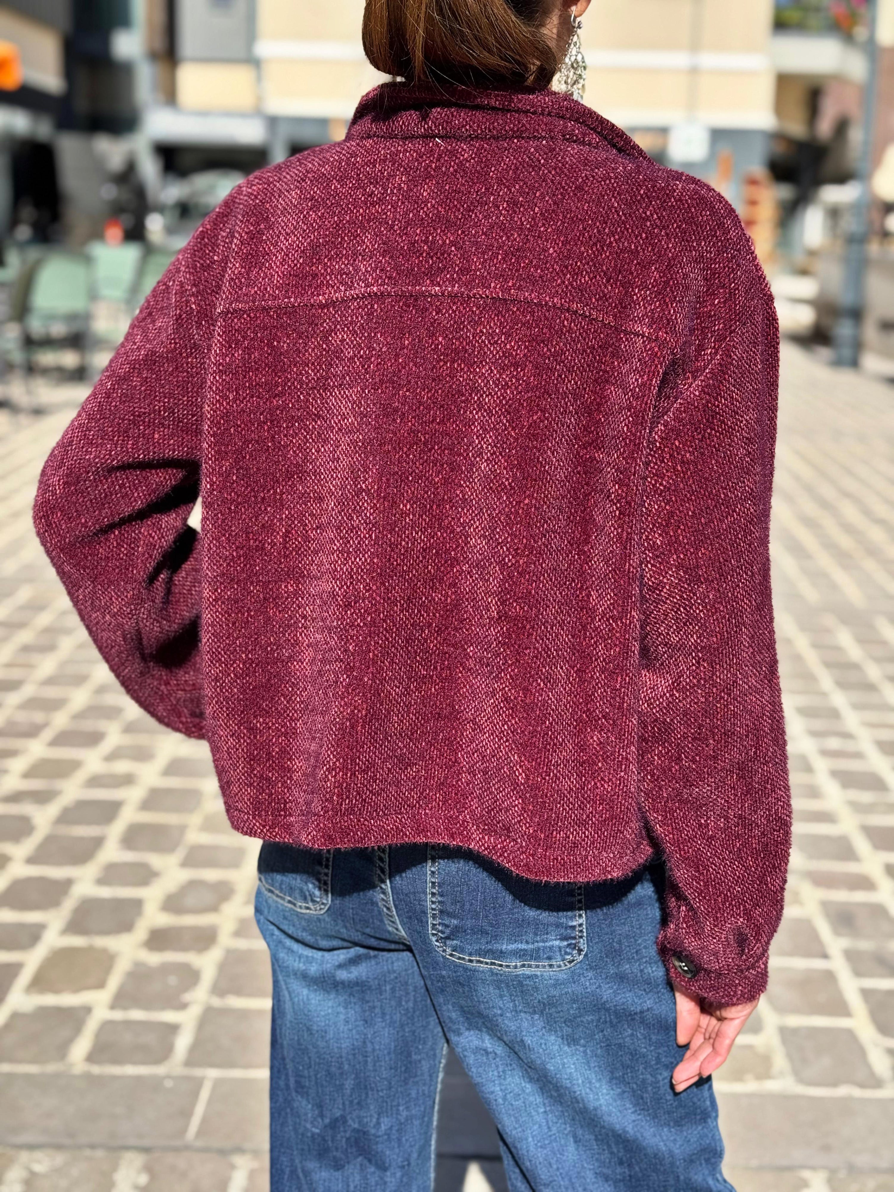 Veste MARGOT Bordeaux