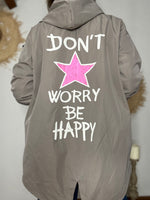 Charger l'image dans la galerie, Blouson léger BE HAPPY Taupe
