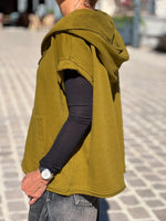 Charger l'image dans la galerie, Sweat sans manches VIKA Olive

