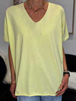 Charger l'image dans la galerie, Tee shirt uni LORIS Jaune
