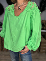 Charger l&#39;image dans la galerie, Blouse MARCO Vert
