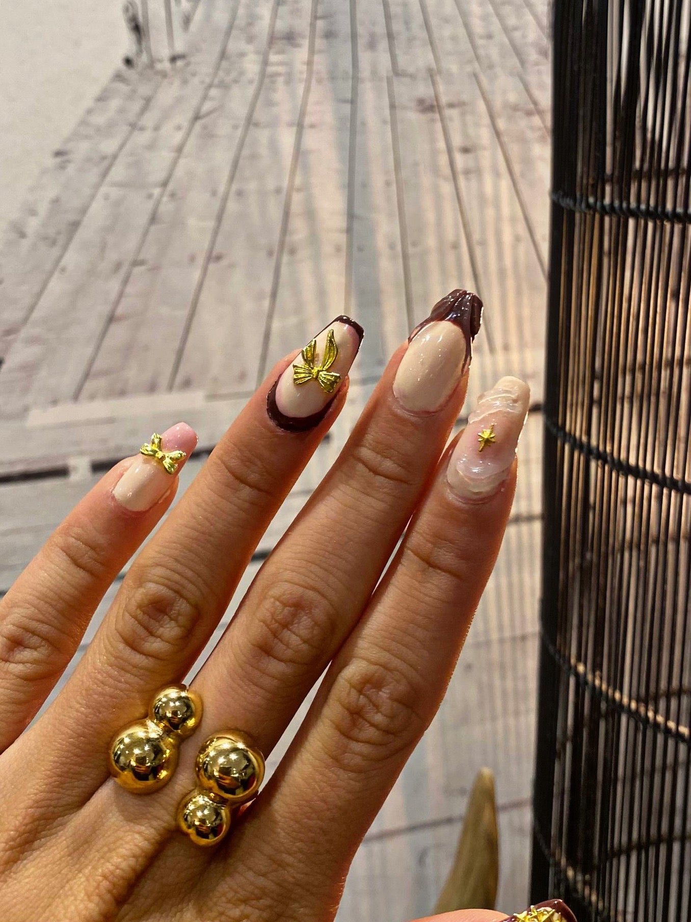 Bague BRISE Doré