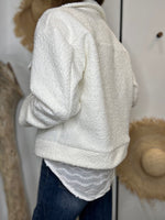 Charger l'image dans la galerie, Blouson bouclette GAB Ecru
