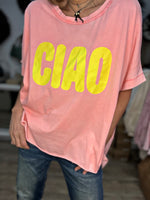 Charger l&#39;image dans la galerie, Tee shirt LEONIE Corail
