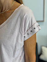 Charger l'image dans la galerie, Tee shirt Rose étoiles - SAMBA
