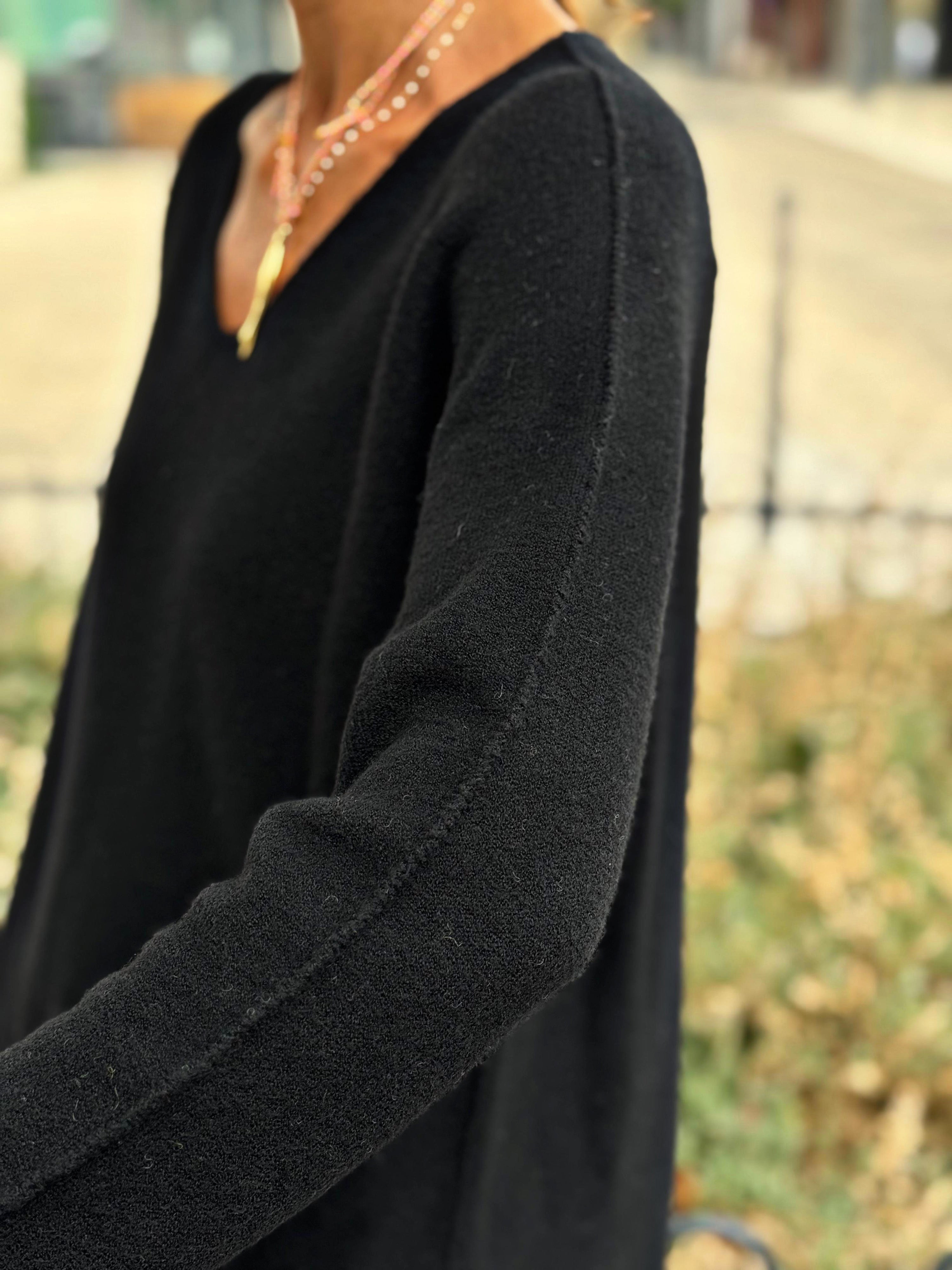 Pull doux TAO Noir