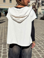 Charger l'image dans la galerie, Sweat sans manches VIKA Ecru
