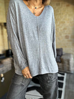 Charger l'image dans la galerie, Pull doux MARCO Gris
