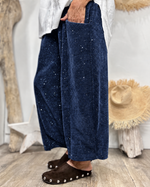 Charger l'image dans la galerie, Pantalon velours cotelé EMILIO Marine
