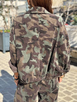 Charger l'image dans la galerie, Blouson velours MADDY Camouflage
