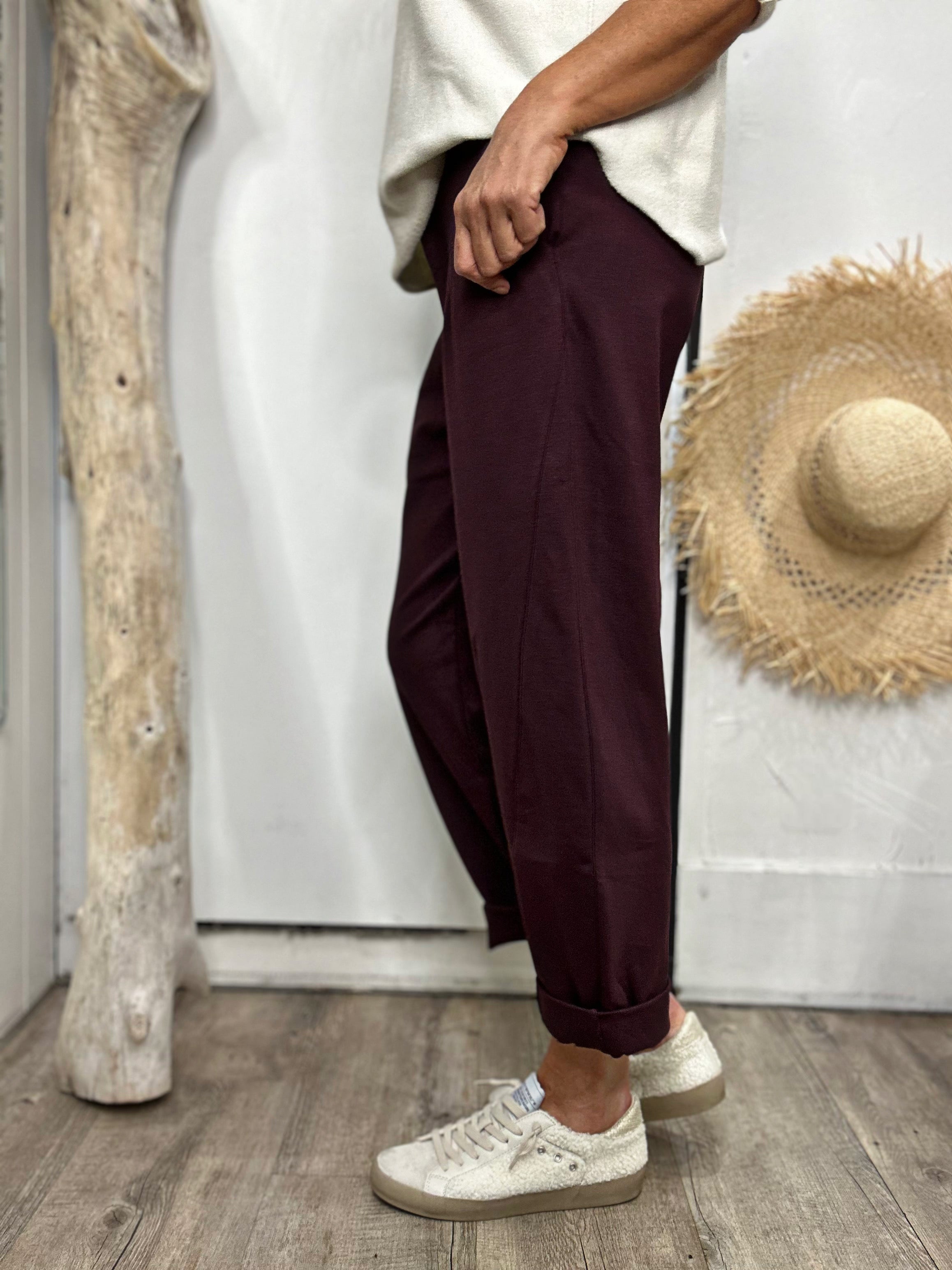 Pantalon CHARLEY Bordeaux