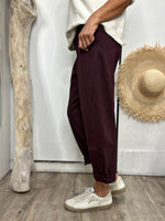 Charger l&#39;image dans la galerie, Pantalon CHARLEY Bordeaux
