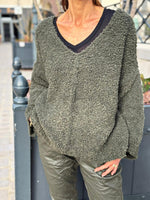 Charger l&#39;image dans la galerie, Pull ALVAR Kaki
