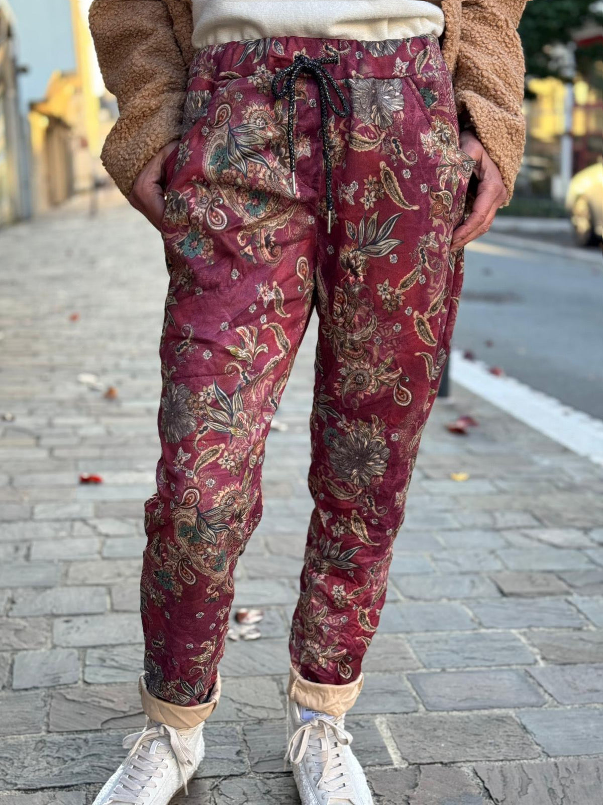 Pantalon TOSCANE Bordeaux