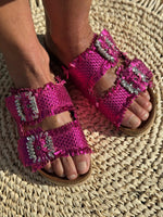 Charger l'image dans la galerie, Sandales ELVIRA Fuchsia
