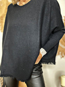 Pull tout doux ZACARI Noir