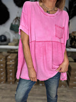 Charger l&#39;image dans la galerie, Top VANILLE Fuchsia
