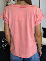 Charger l'image dans la galerie, Tee shirt Corail étoiles - SAMBA
